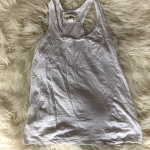 Forever 21 White Racerback Tank Size M